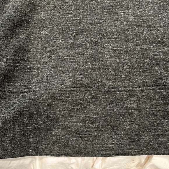 Patrizia Pepe Firenze charcoal gray sweater dress with pockets made in Italy 44 - Picture 5 of 13